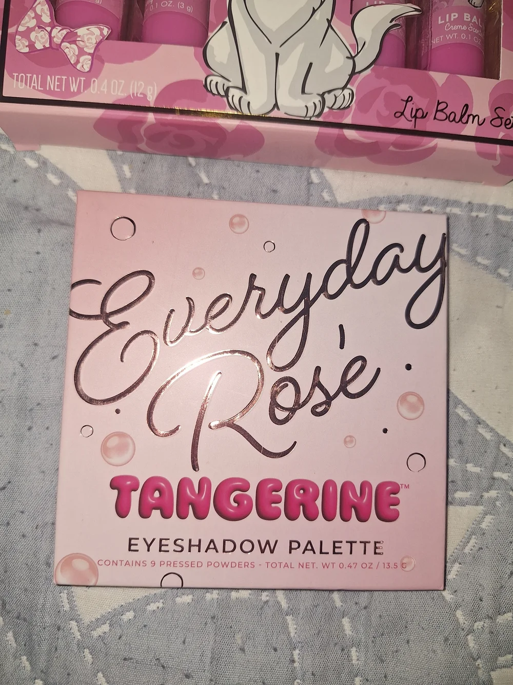 Disney Everyday Rosé Tangerine Eyeshadow Disney Lip Balm Set